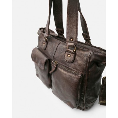 BIBA Sac bandoulière Keno Marron foncé.