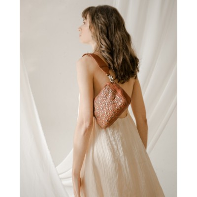 BIBA Sac bandoulière Lovington Stars Tan.