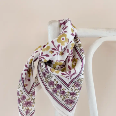 SO FAMILY Foulard Bellis Mauve.