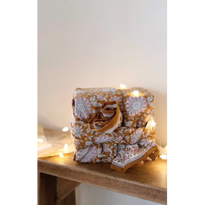 SO FAMILY Foulard Dheli Safran.