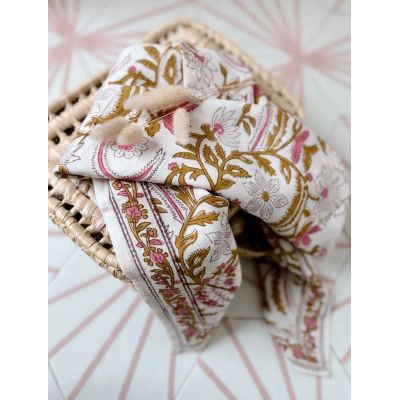 SO FAMILY Foulard Delhi Cerisier.