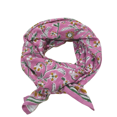 SO FAMILY Foulard Dheli Cerise.