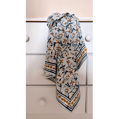 SO FAMILY Foulard Dheli Bleuet.