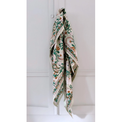 SO FAMILY Foulard Delhi Tilleul.