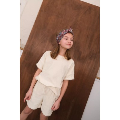 SO FAMILY Foulard Bellis Figue Small.