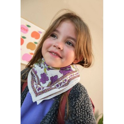 SO FAMILY Foulard Jaipur Lavande Small.