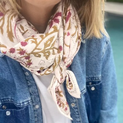 SO FAMILY Foulard Delhi Nude.