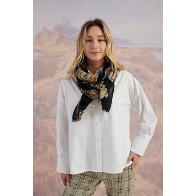 STORIATIPIC Echarpe Aspen Anthracite.