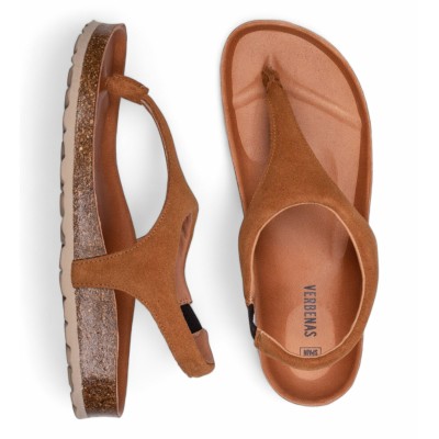 VERBENAS - Sandales Reagan - Camel
