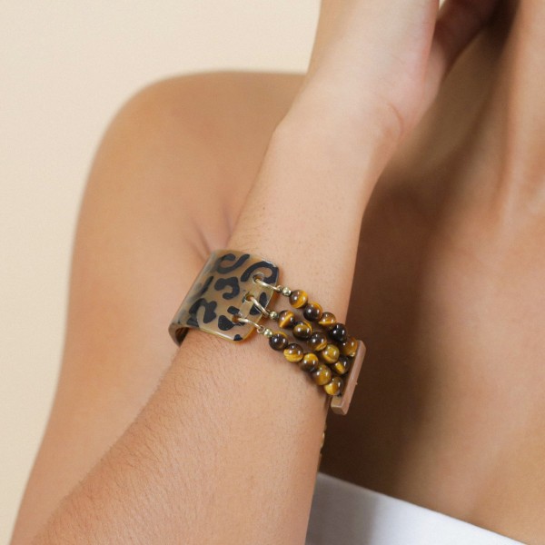NATURE bijoux Bracelet Jaguar.