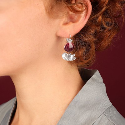 TARATATA bijoux Boucles d'oreilles Dormeuses Opium.