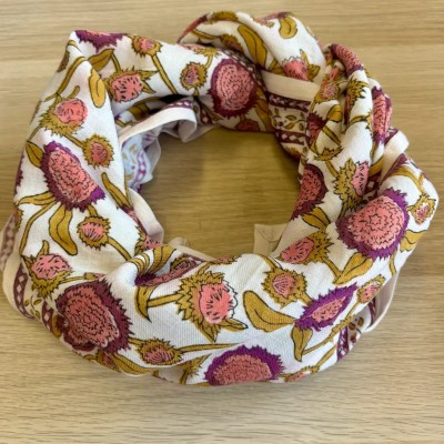 SO FAMILY Foulard Pink Pondichéry.