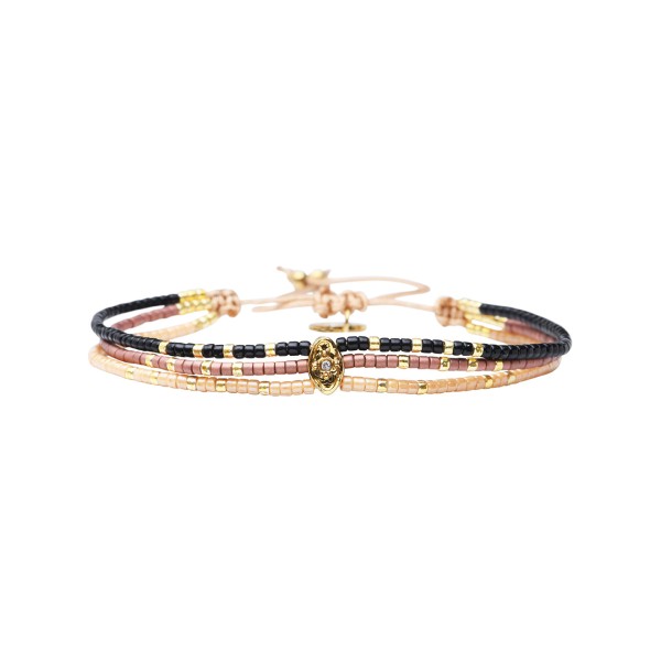 BELLE MAIS PAS QUE Bracelet Vida Mocha Maya.