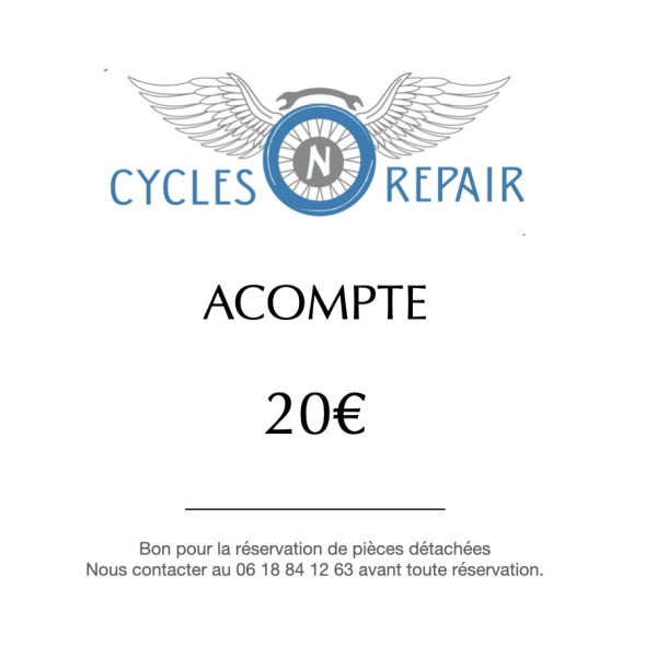 Acompte de réservation